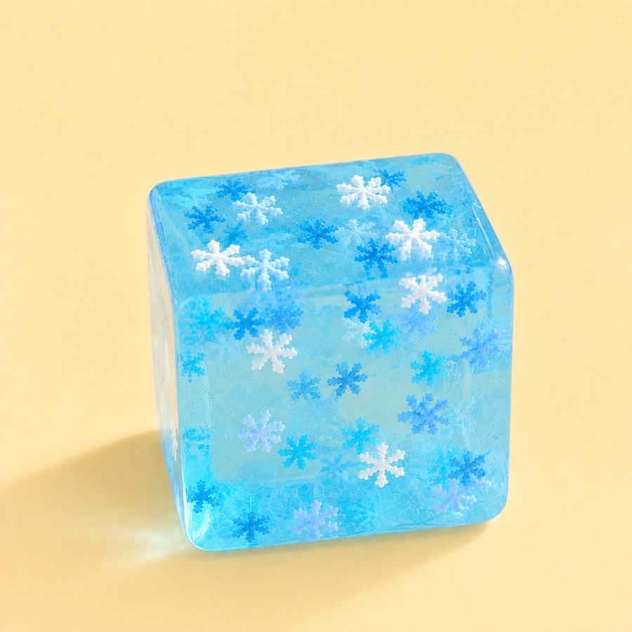 Snowflake Ice Cube Squishy