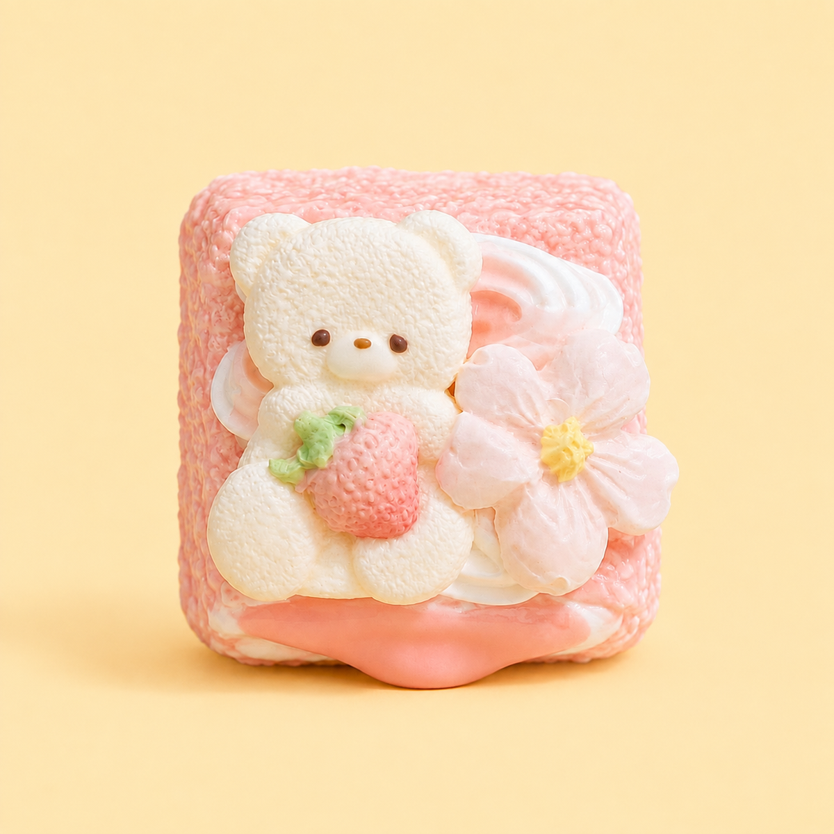 Strawberry Bear Lava Cake Squishy