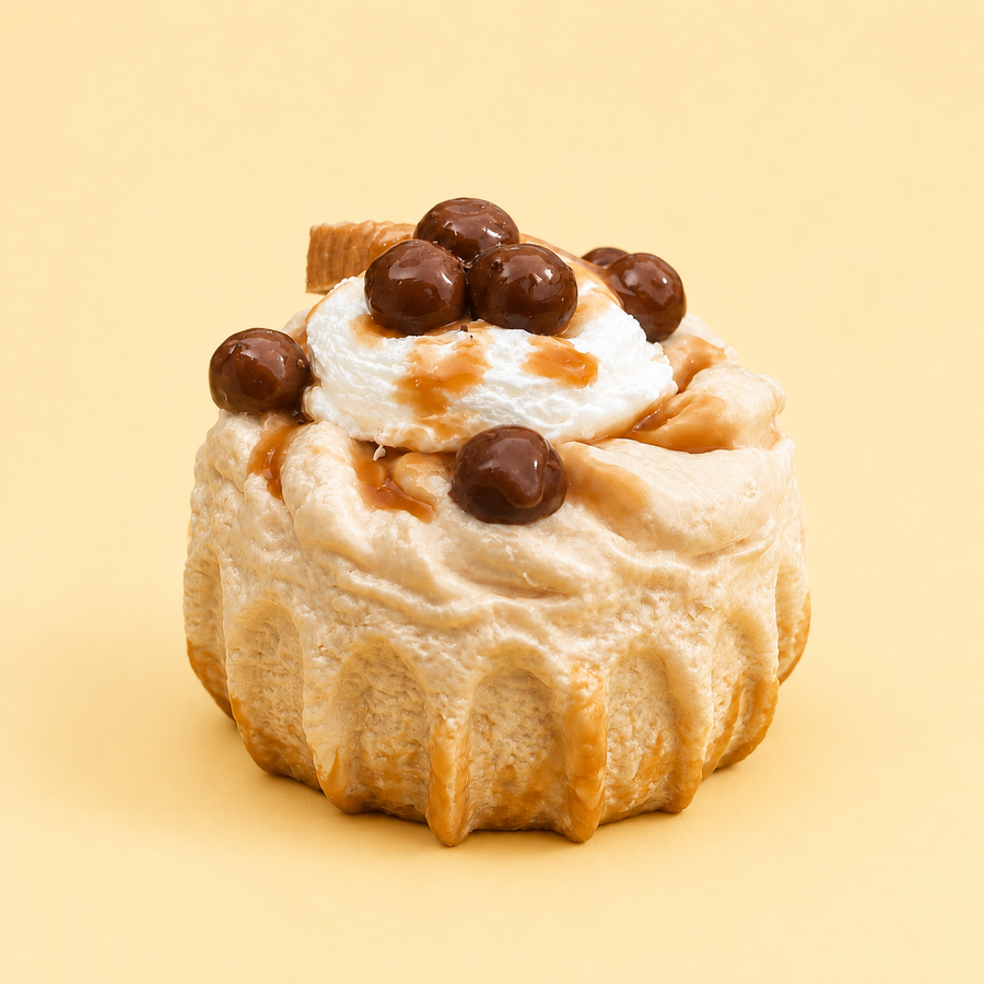 Caramel Cream Puff Squishy