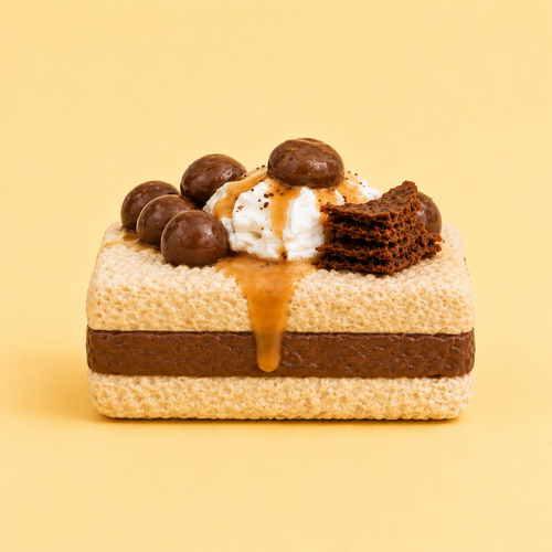Chocolate Cream Cake Squishy