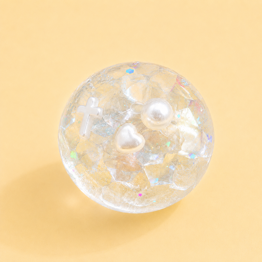 Decorated Crystal Ball - Moonlight